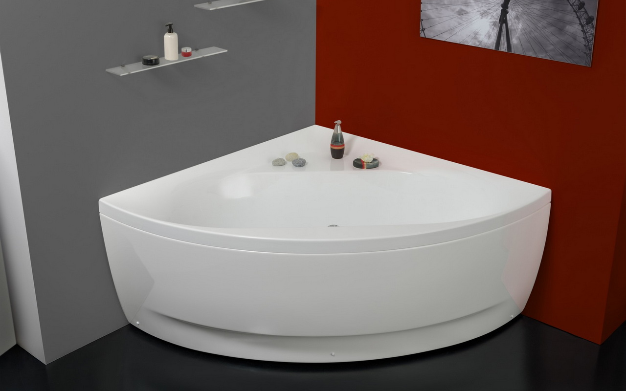 Olivia Wht Corner Acrylic Bathtub web (2 800)